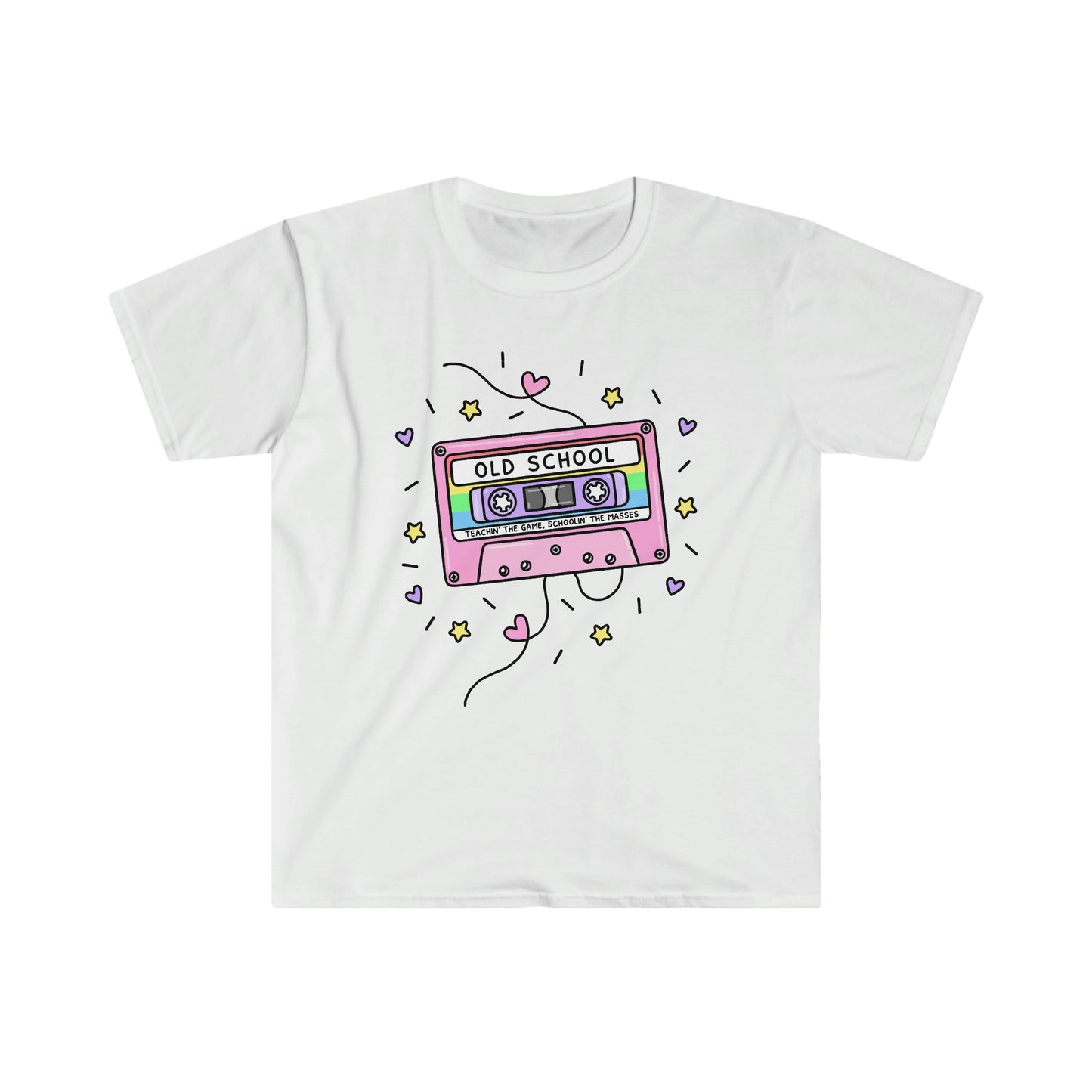 "Old School" 90's Cassette Tape Retro Teacher Shirt - Teacher Care Crate - T-Shirt