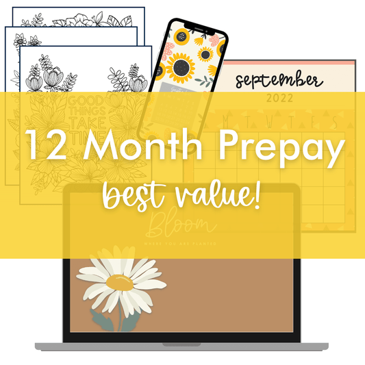 Teacher Digi - Pack 12 - Month Prepay Subscription - Teacher Care Crate -