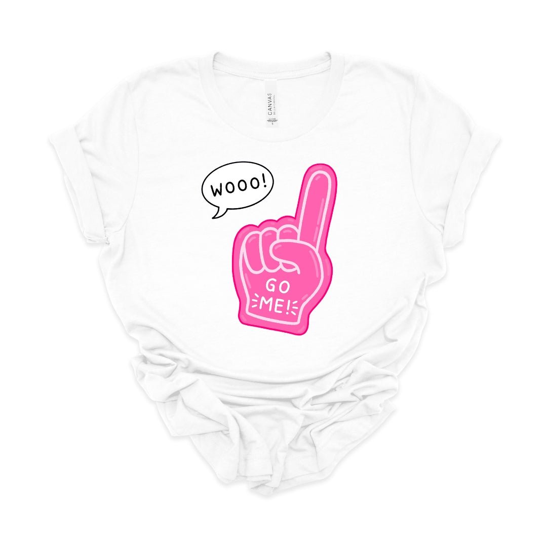 "Woo! Go Me" Teacher T-Shirt - Teacher Care Crate - T-Shirt