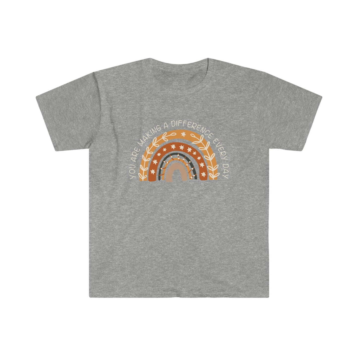 "You are Making a Difference" Rainbow Teacher T-shirt - Teacher Care Crate - T-Shirt