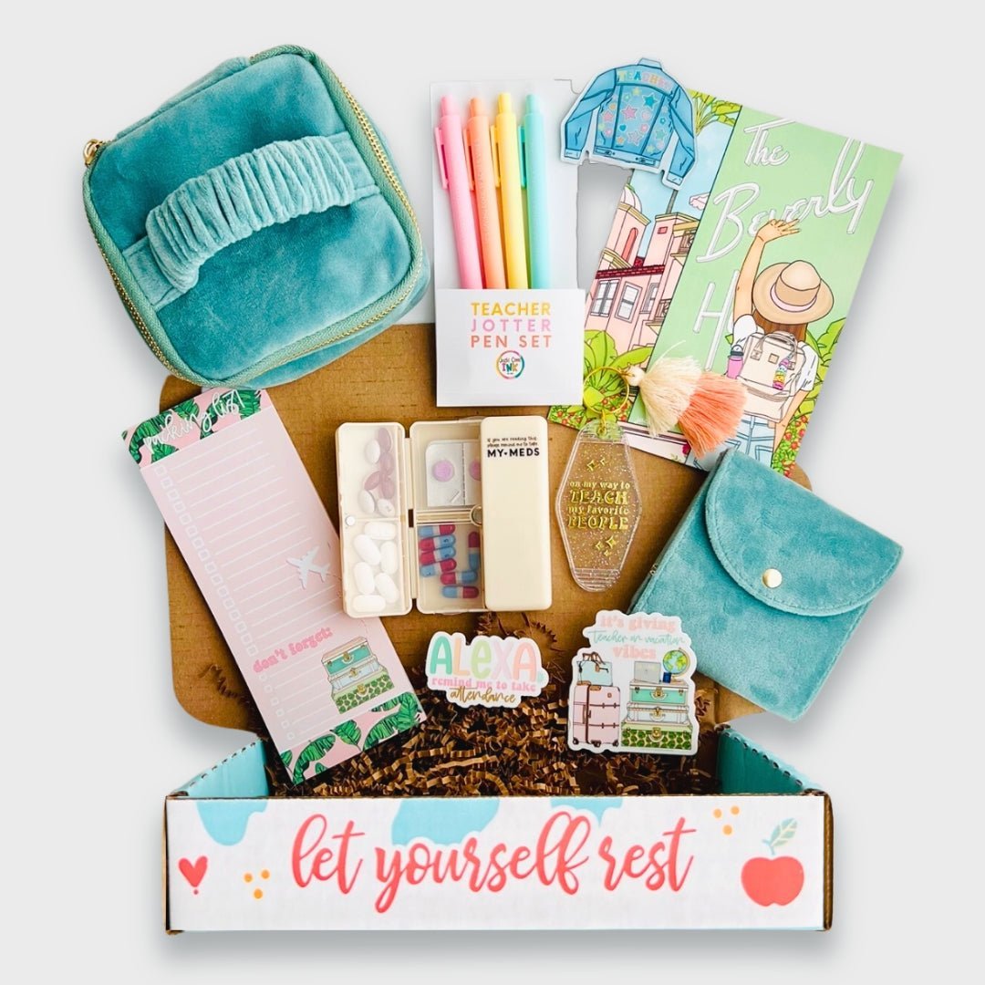 'Teacher Vacay Era' Care Crate Unboxing - Teacher Care Crate
