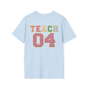 "Varsity Teach Fourth Grade" Teacher T-shirt