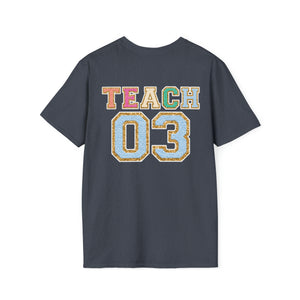 "Varsity Teach Third Grade" Teacher T-shirt