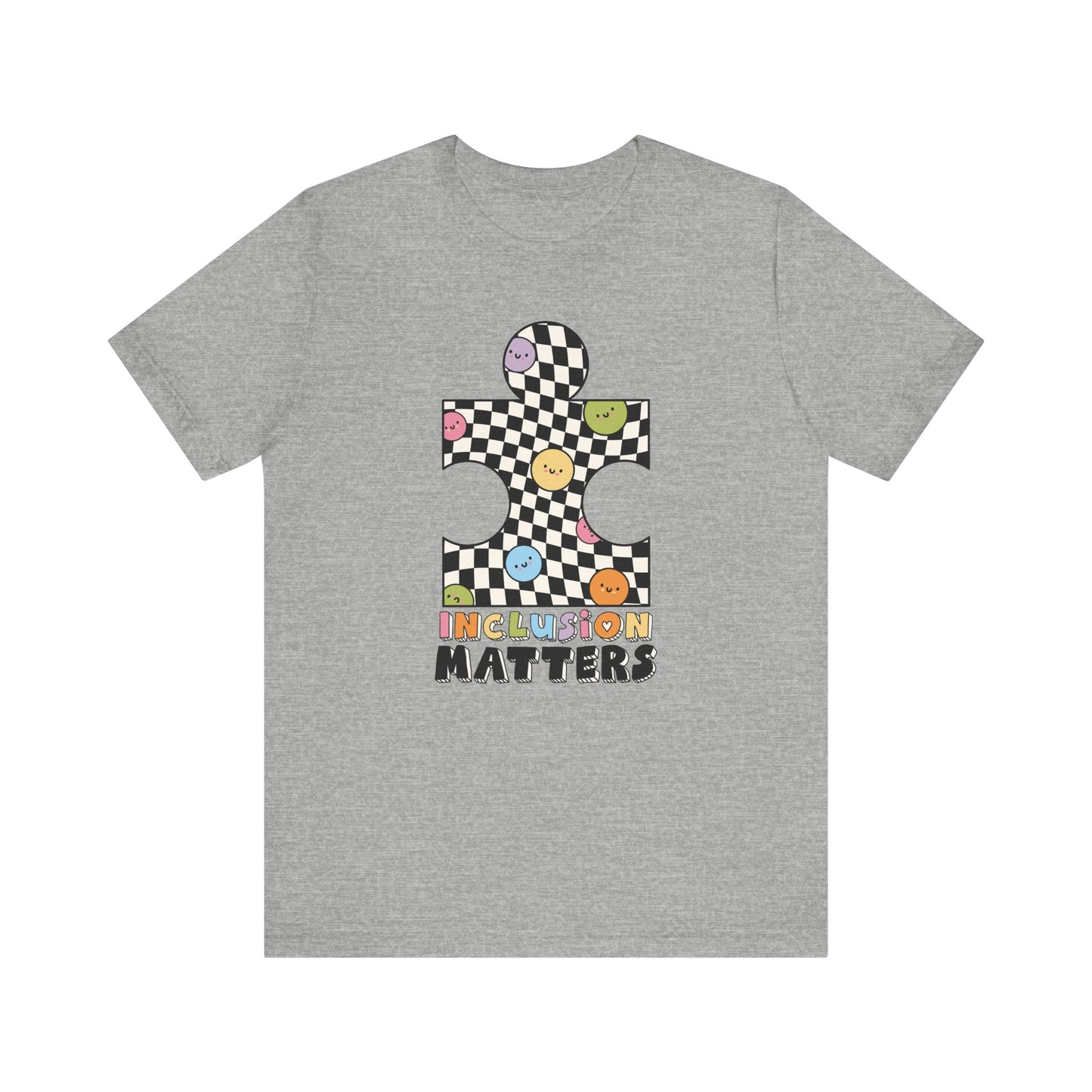 "Inclusion Matters" Puzzle Teacher T-shirt
