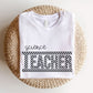 "Science Teacher" Checkered Teacher T-shirt
