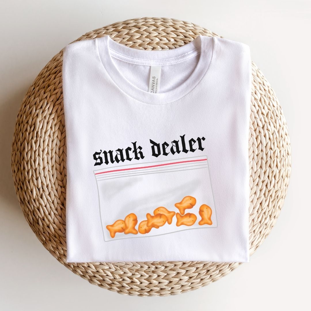 "Snack Dealer" Funny Teacher T-shirt