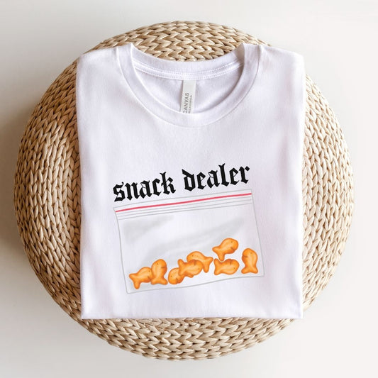 "Snack Dealer" Funny Teacher T-shirt