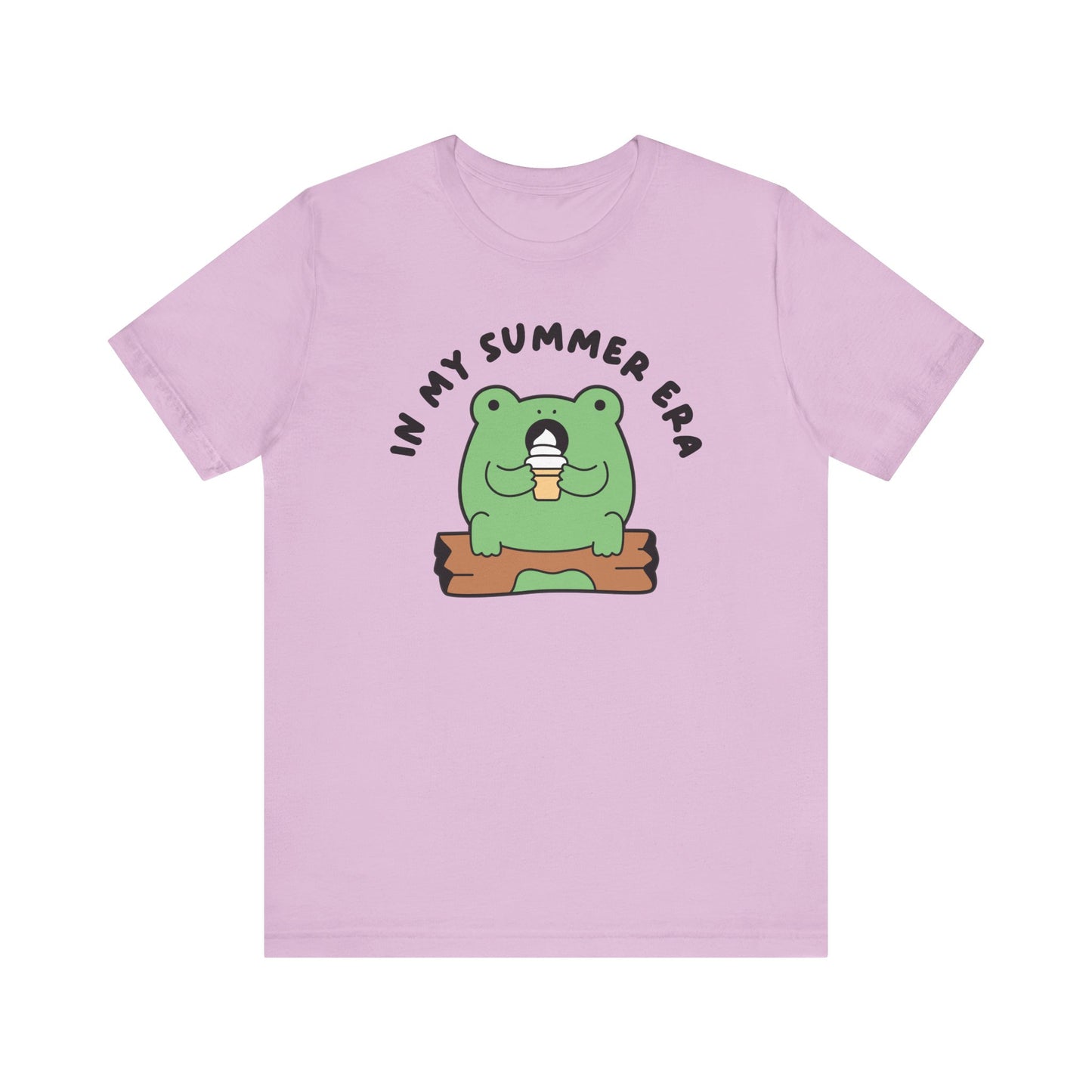 "In My Summer Era" Cute Frog Teacher T-shirt