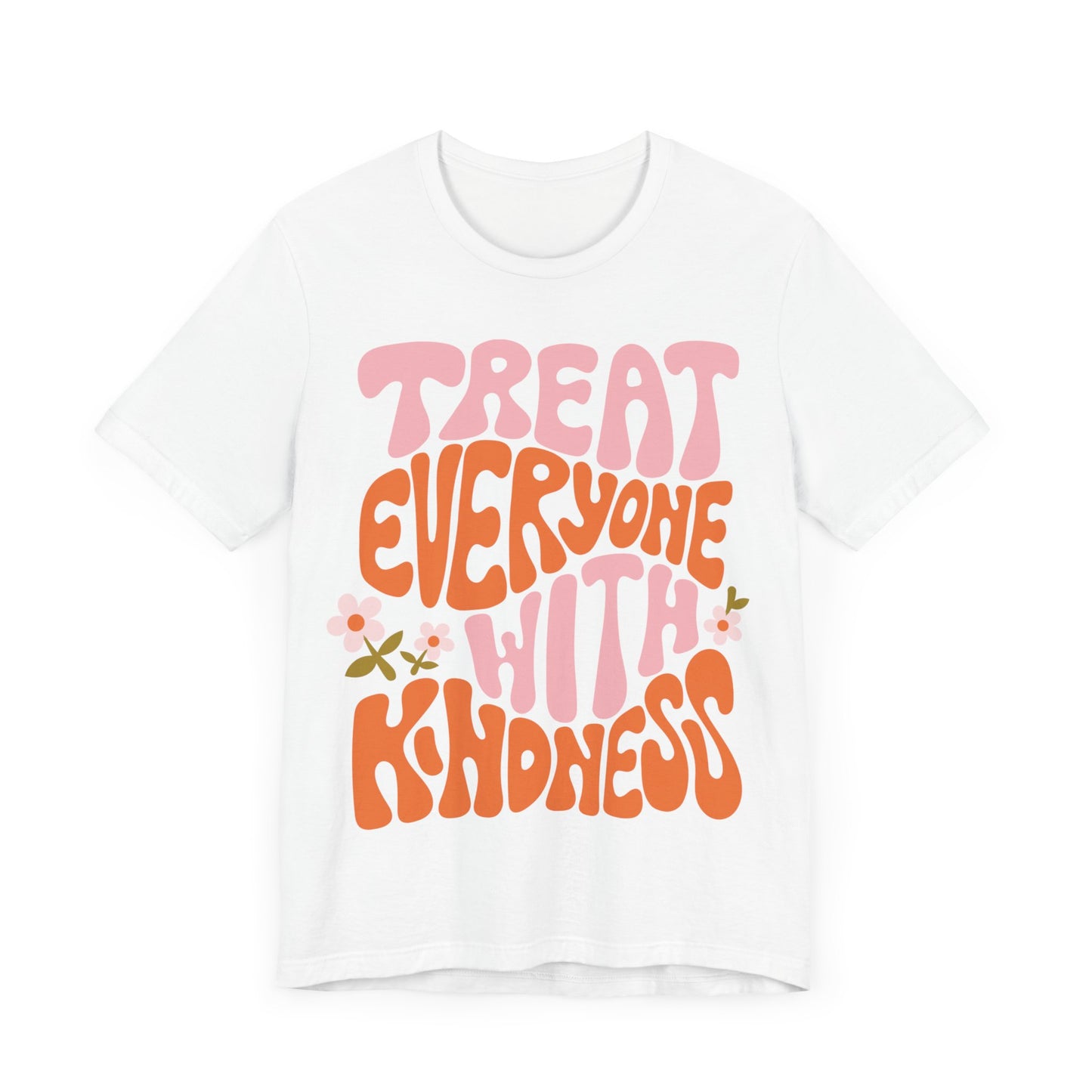 "Treat Everyone with Kindness" Pink Teacher T-shirt