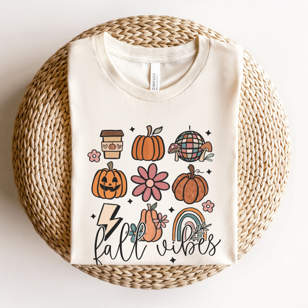 "Fall Vibes" Teacher T-shirt
