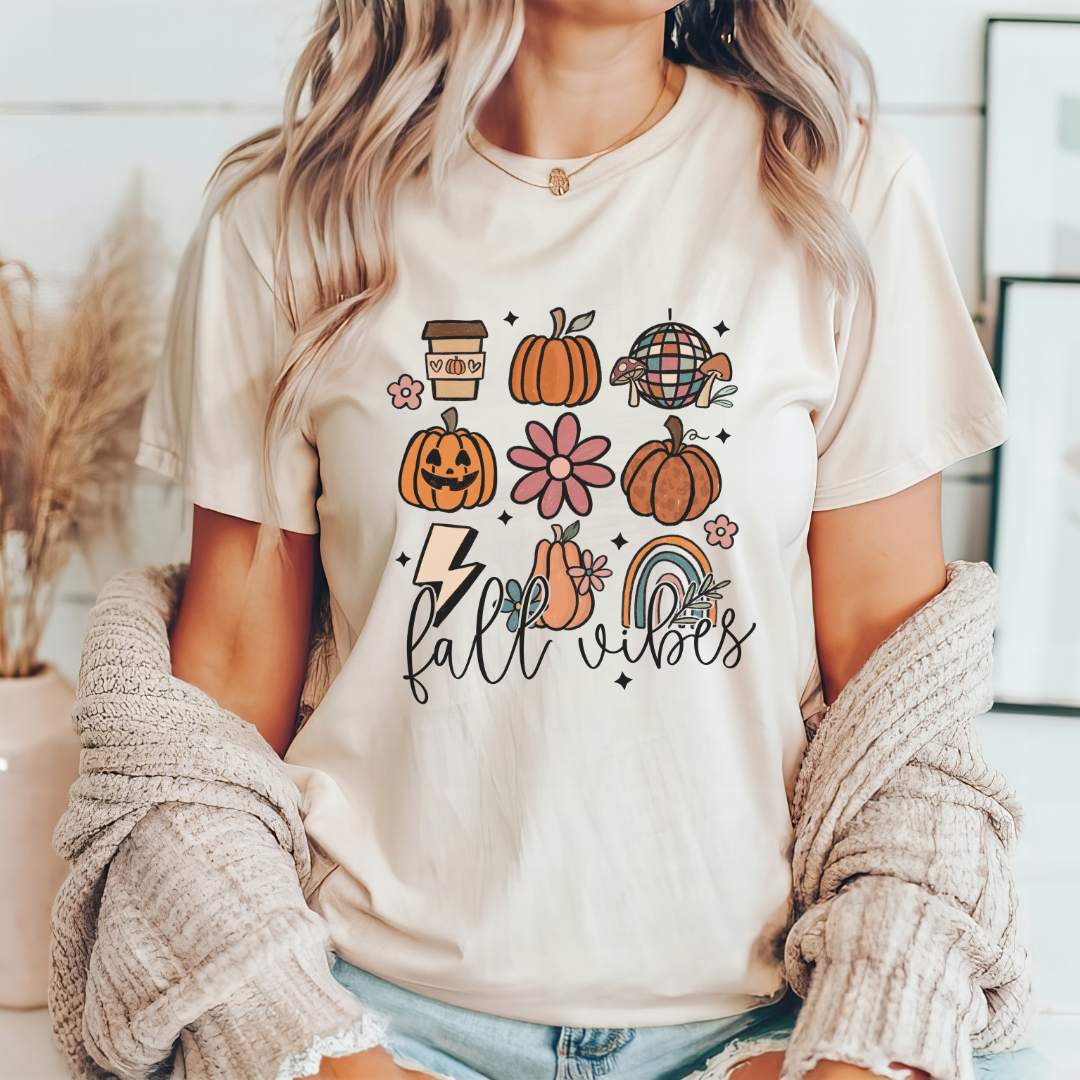 "Fall Vibes" Teacher T-shirt
