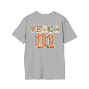 "Varsity Teach First Grade" Teacher T-shirt