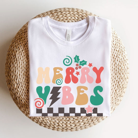 "Merry Vibes" Teacher T-shirt