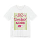 "Teacher Mode Off" Striped Teacher T-shirt