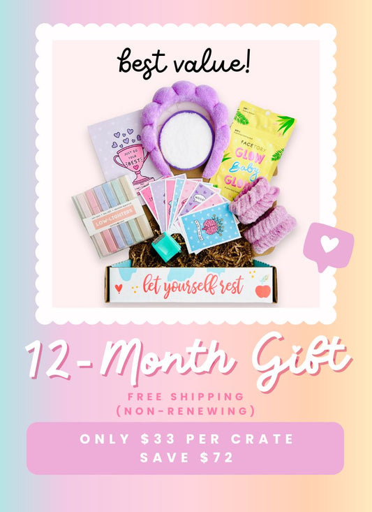12 Month Prepay; Gift Subscription - Teacher Care Crate - 