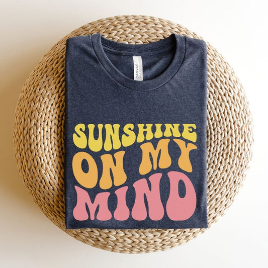 "Sunshine on My Mind" Retro Teacher T-shirt
