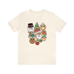 "Christmas Smileys" Teacher T-shirt