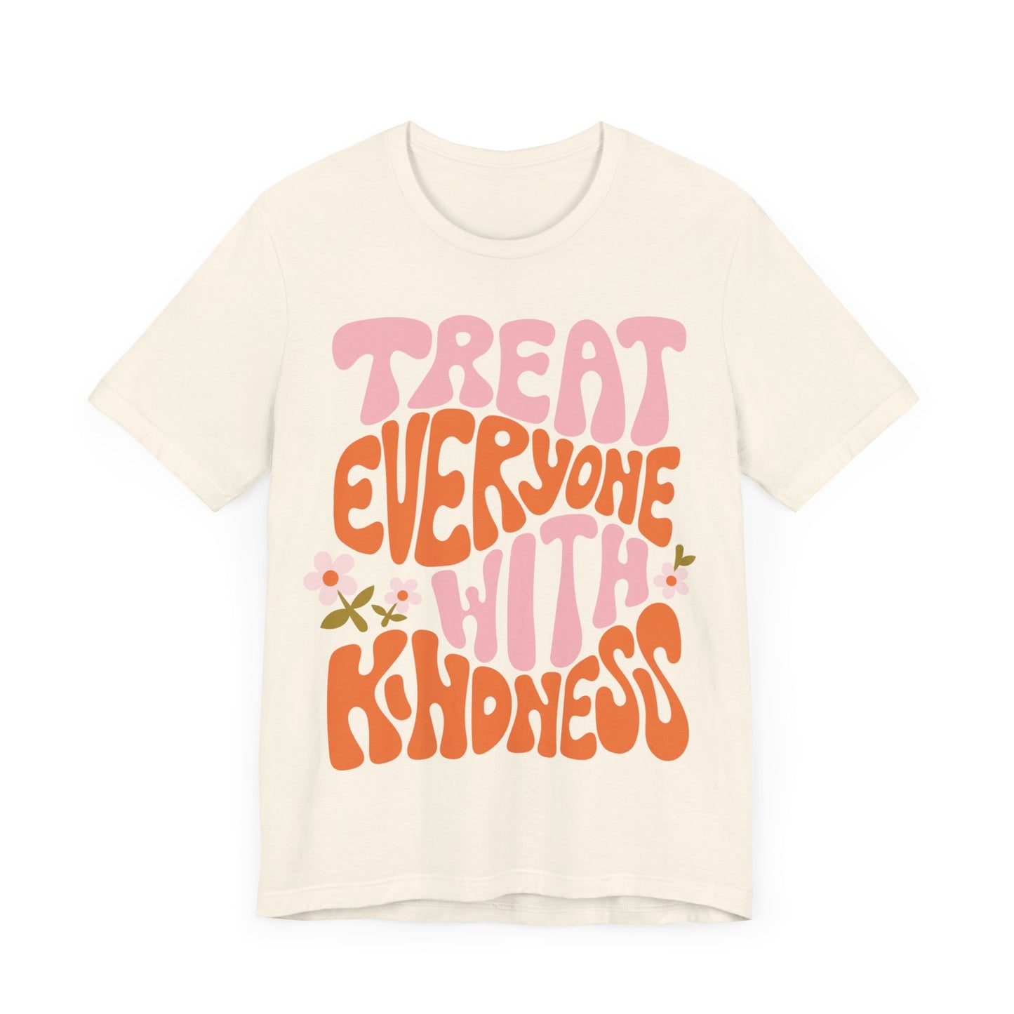"Treat Everyone with Kindness" Pink Teacher T-shirt
