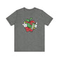 "Glitter Effect Apple" Teacher T-shirt