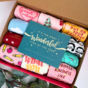 12 Days of Sockmas Advent Teacher Box