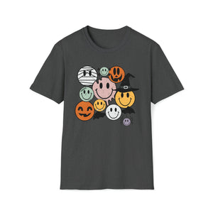 "Halloween Smileys" Teacher T-shirt