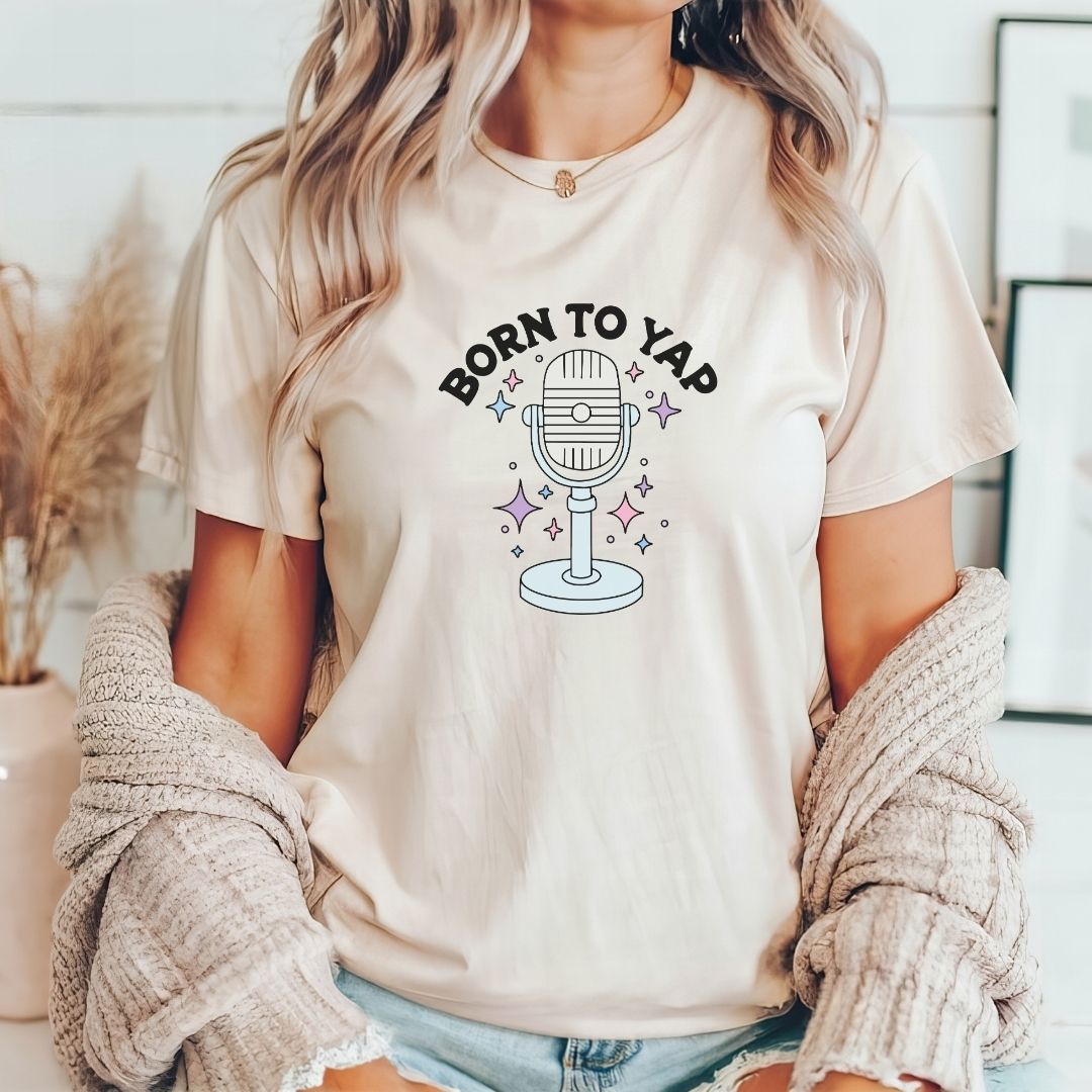 "Born To Yap" Funny Teacher T-shirt