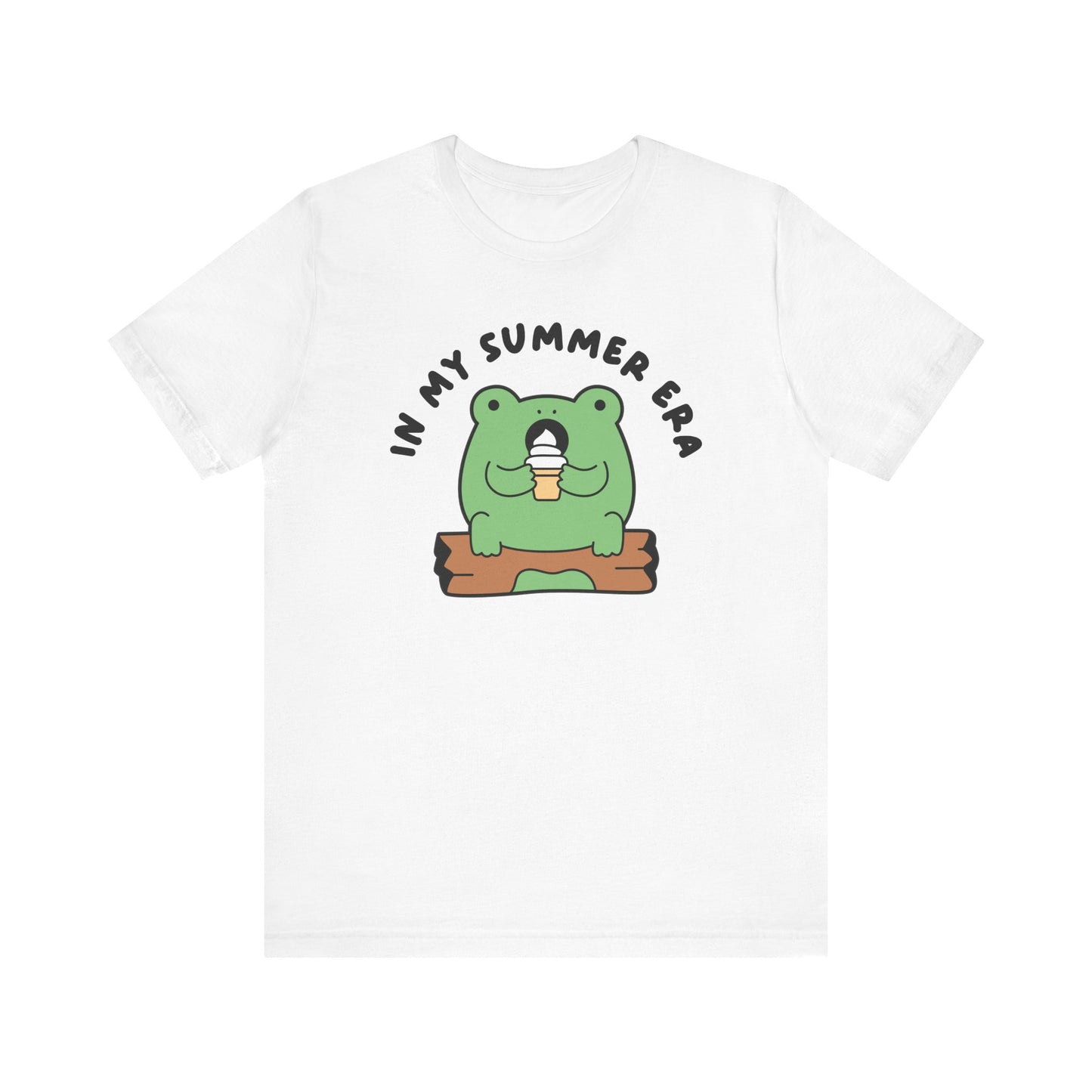 "In My Summer Era" Cute Frog Teacher T-shirt