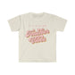 "It's Giving Teacher Vibes" Pink Teacher T-Shirt