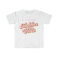 "It's Giving Teacher Vibes" Pink Teacher T-Shirt