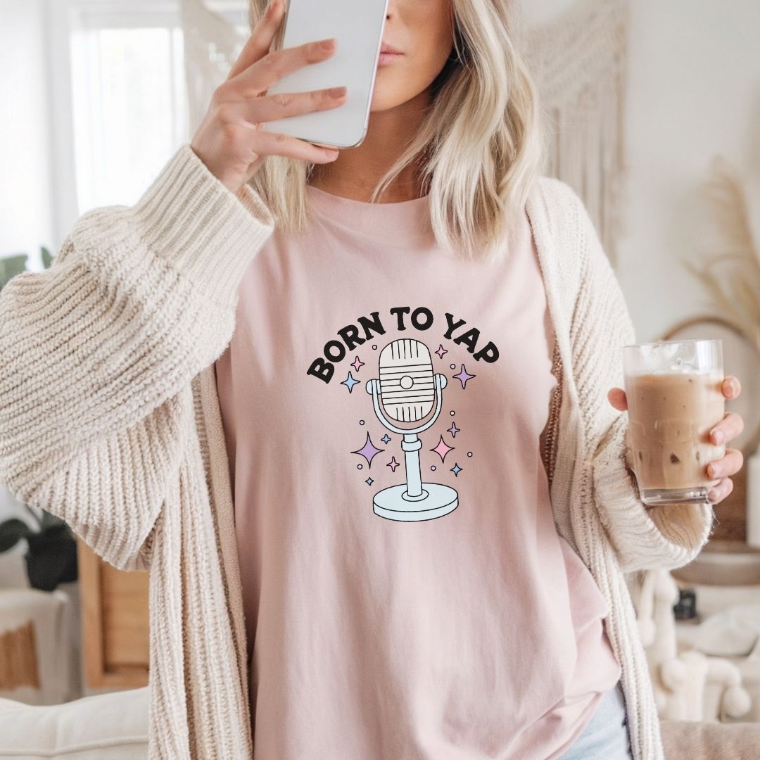 "Born To Yap" Funny Teacher T-shirt