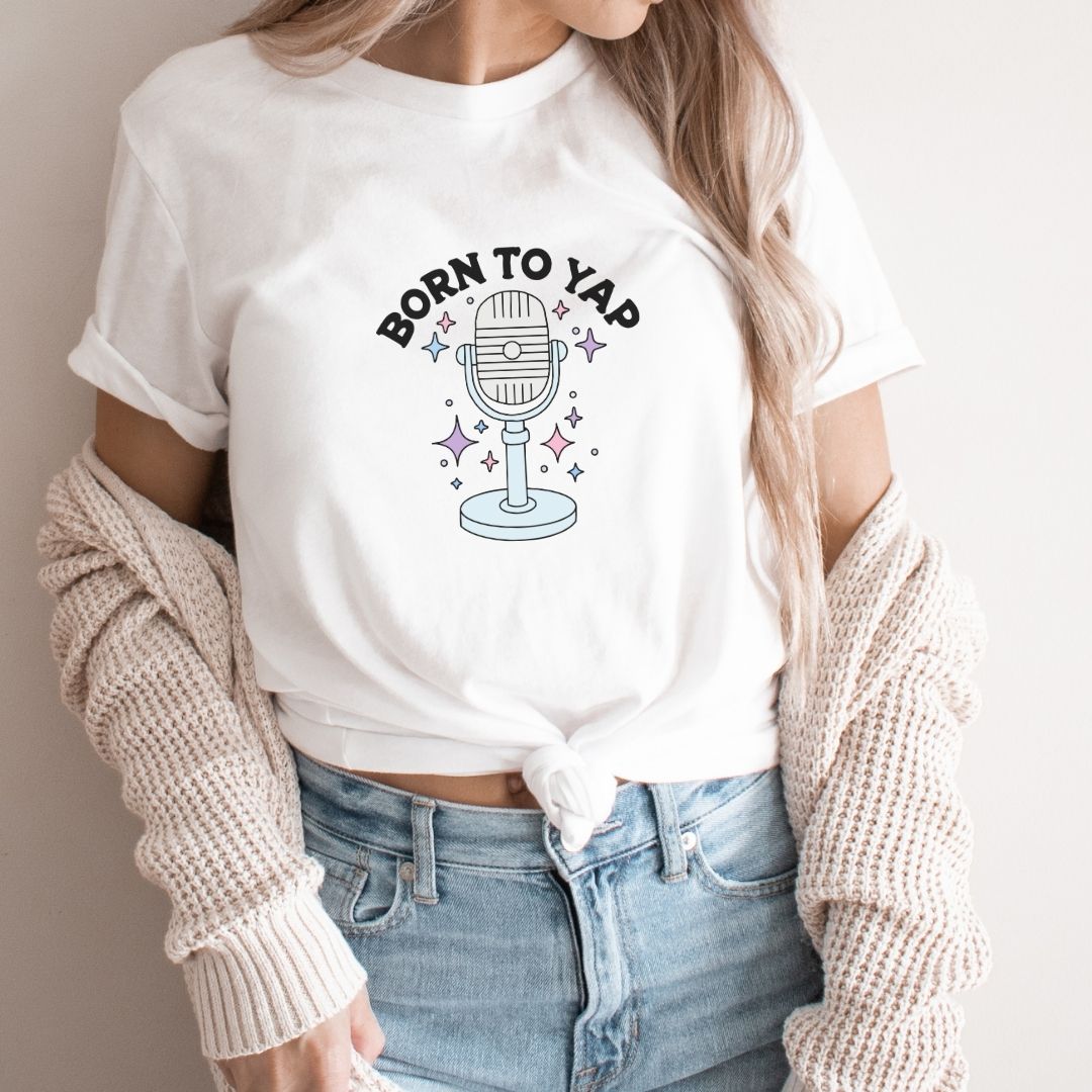 "Born To Yap" Funny Teacher T-shirt
