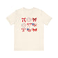 "Stars, Stripes, & Bows" 4th of JulyTeacher T-shirt