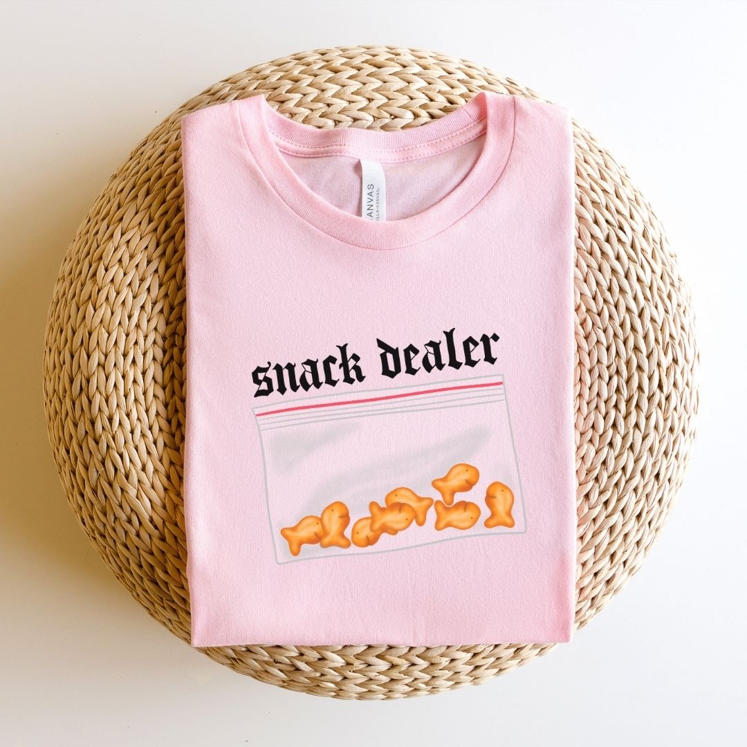"Snack Dealer" Funny Teacher T-shirt