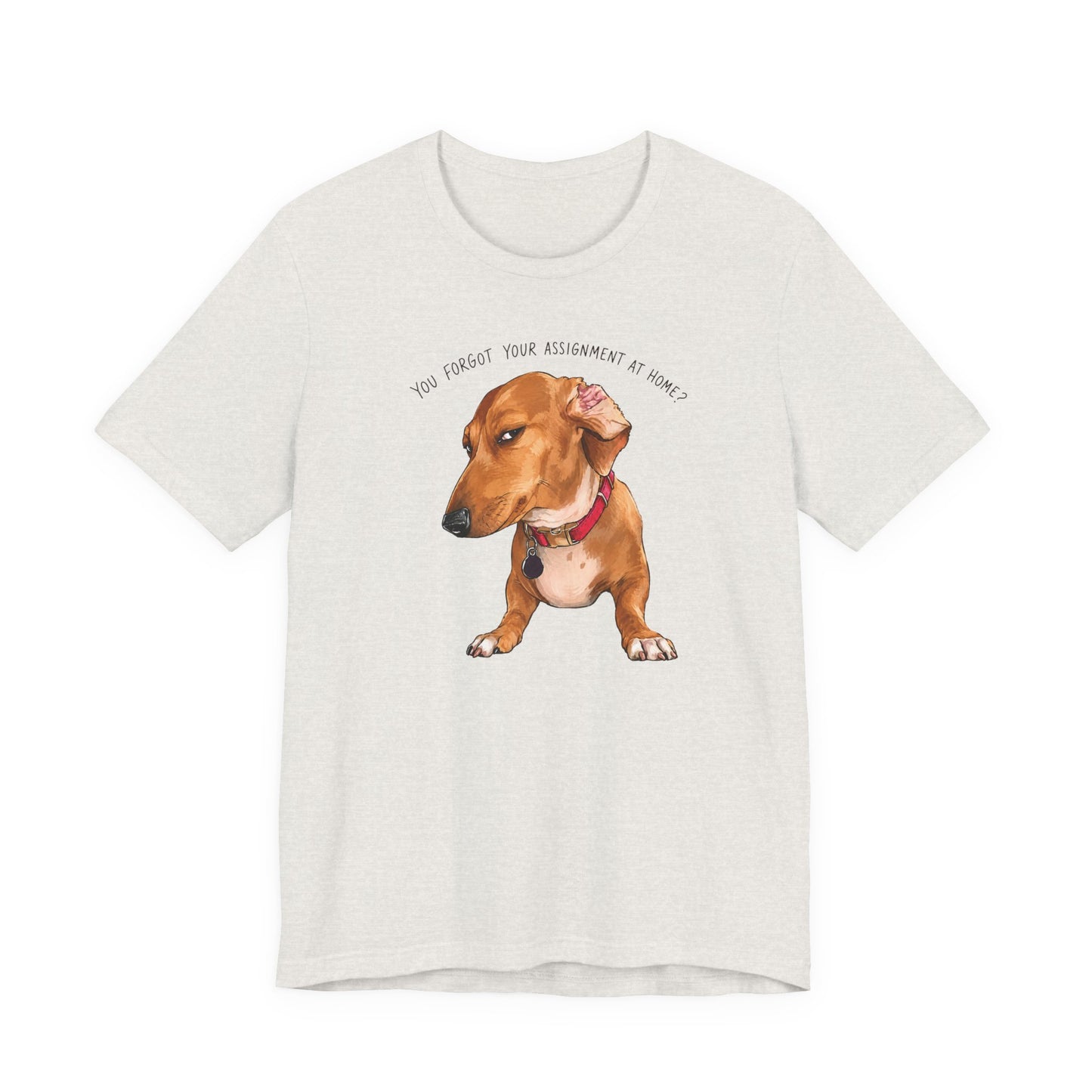 "Side-eye Dachshund" Meme Teacher T-shirt