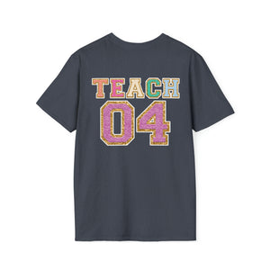 "Varsity Teach Fourth Grade" Teacher T-shirt