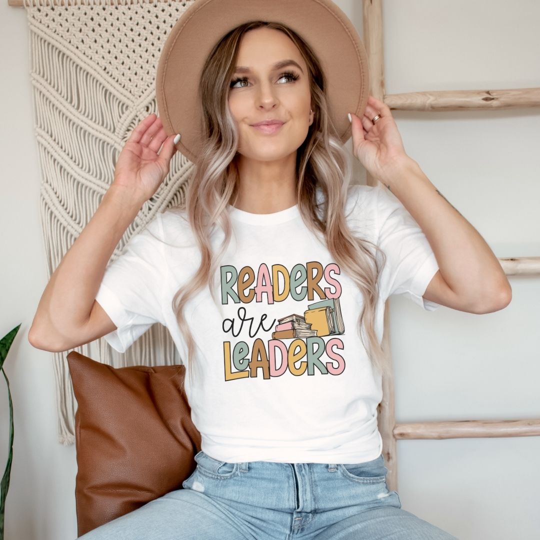 "Readers are Leaders" Teacher T-Shirt