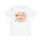 "In Holly Jolly Mood" Holiday Teacher T-shirt