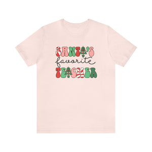 "Santa's Favorite Teacher" Teacher T-shirt