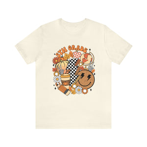 "Fall Retro 5th" Grade Level Teacher T-shirt