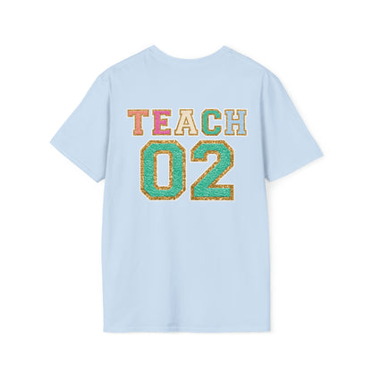 "Varsity Teach Second Grade" Teacher T-shirt