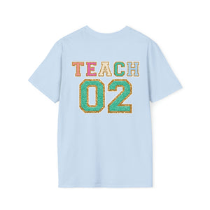 "Varsity Teach Second Grade" Teacher T-shirt