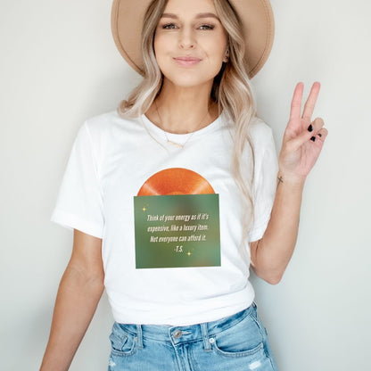 "Your Energy is Expensive" Swiftie Quote Teacher T-shirt
