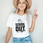"School Out" Mic Drop Teacher T-shirt