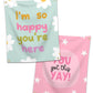 'So Happy You're Here' Hanging Tapestry