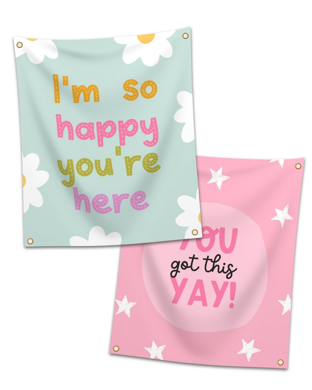 'So Happy You're Here' Hanging Tapestry