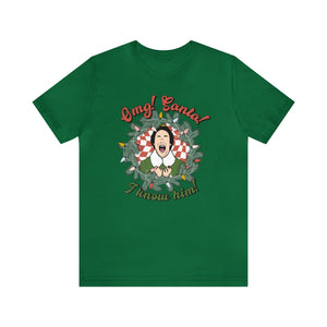 "OMG! Santa! I Know Him!" Elf Teacher T-shirt