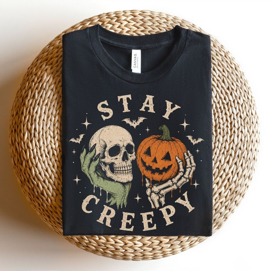 "Stay Creepy" Halloween Hands Teacher T-shirt