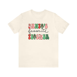 "Santa's Favorite Teacher" Teacher T-shirt