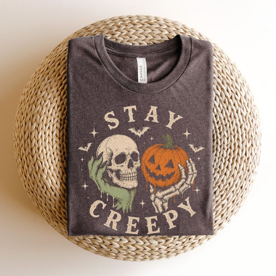 "Stay Creepy" Halloween Hands Teacher T-shirt