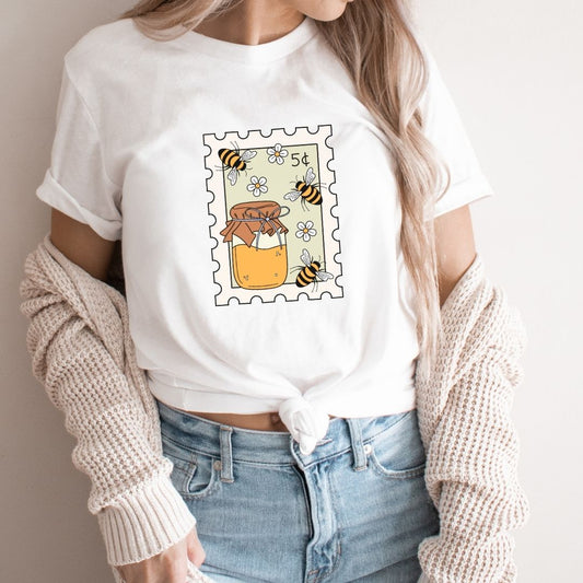 "Bee Stamp" Teacher T-shirt